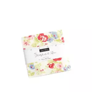 Hollyhocks & Roses - Moda Charm Pack 42pc - Picture 1 of 7