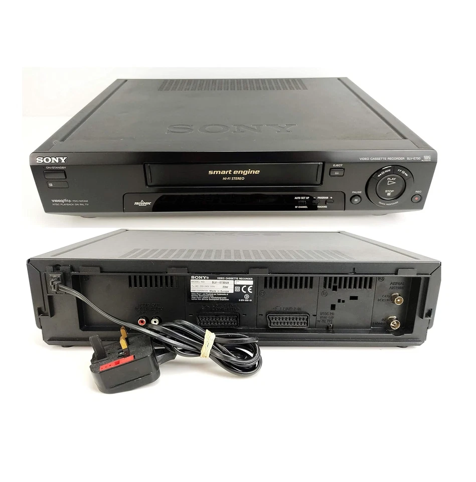 Sony SLV-E730 VHS Video Tape Cassette VCR Player Recorder 1 YEAR WARRANTY Scart - Image 1 of 1