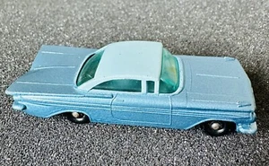 Lesney Matchbox 1961 Chevrolet Impala No. 57 Two Tone Blue Near Mint Original - Picture 1 of 7