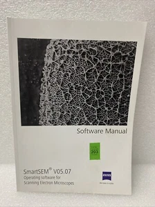 Zeus’s Software Manual Smart SEM V05.07 Operating Software For Scanning Electron - Picture 1 of 6