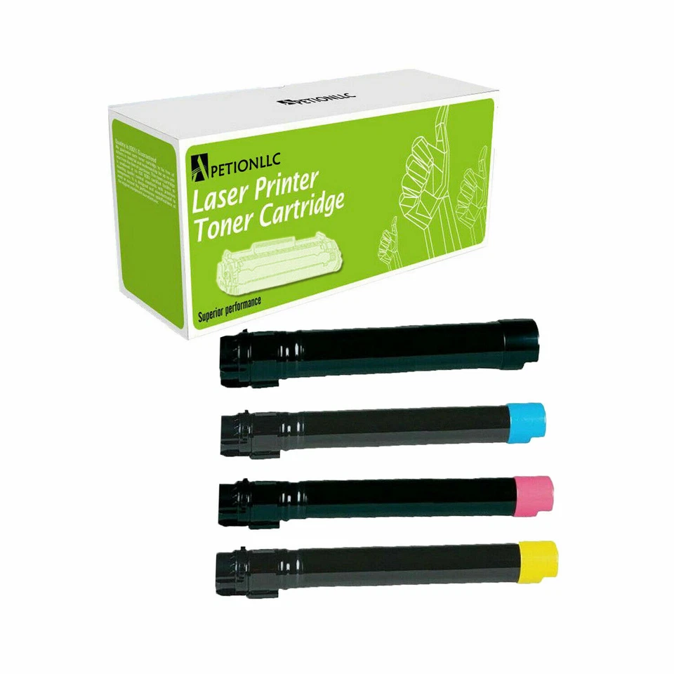 4PK Compatible toner cartridges for Xerox 7120 7125 Toner 006R01453 006R01454  - Image 1 of 1