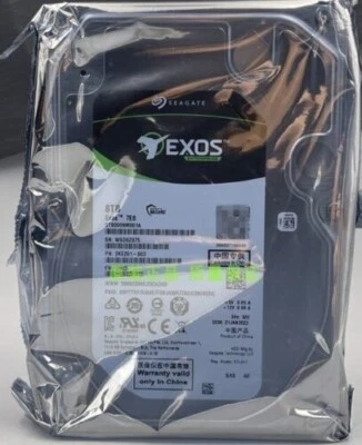 ST8000NM0075 8TB SAS Seagate Exos 1RM212 7E8 7.2K 12Gb/s 3.5" Hard Drive NEW - Image 1 of 4