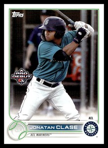 2022 Topps Pro Debut PD-138 Jonatan Clase   ACL Mariners  Baseball Card