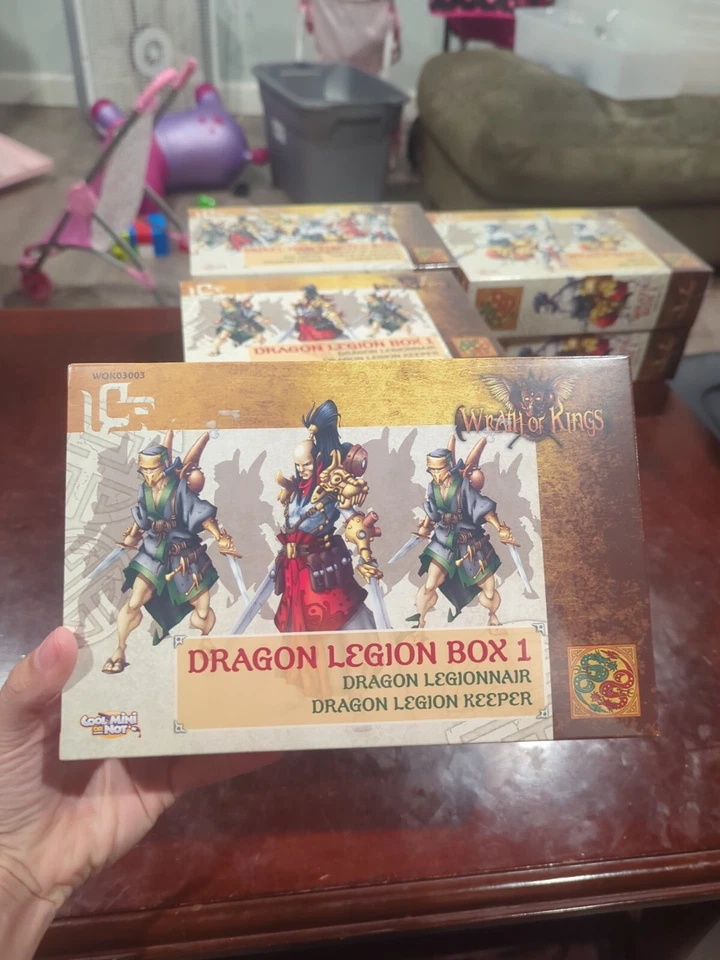 CMON Wrath of Kings House Shael Han 28mm Dragon Legion Box #1 SW - Image 1 of 1