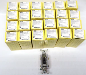 Lot of 24 - NEW Hubbell HBL1222I Double Pole Light Switch Power: 20A 120-277VAC - Picture 1 of 6