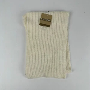 Isotoner Womens Knit Scarf One Size White/Ivory Nylon New with Tag NWT - Picture 1 of 16