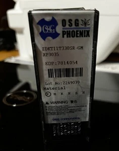 (10 Stück) OSG Phoenix zdkt11t330sr-GM XP3035 Hartmetalleinsätze NEU GEÖFFNET - Bild 1 von 3