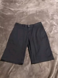 Volcom Mens Casual Flat Front Mid Rise Chino Shorts Black Size 30 Inseam 10" - Picture 1 of 11