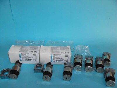 Siemens 3SB3500-5BD01-Z+3SB3500-5AE-31.key switch UCS.metal.key no.(LOT8PCS).NEW - Image 1 of 4