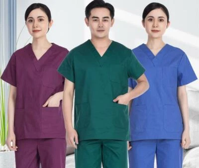 Unisex Pet Grooming Clinic Nursing Clothes Workwear Medical Doctor Work Uniform  - Image 1 of 4