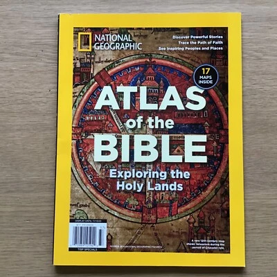 ATLAS Of The BIBLE National Geographic Magazine Special Edition HOLY LANDS 2023 - Image 1 of 4