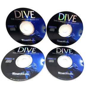 Dive: The Conquest of Silver Eye 4-Disc PC CD-Rom Spiel 1996 Wizard Works VG - Bild 1 von 1