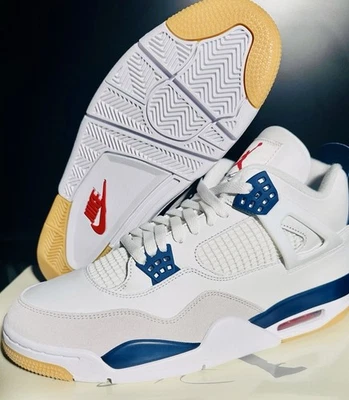 Talla 13 - Nike SB x Air Jordan 4 Retro SP Azul Marino DR5415-100 NUEVO DS Foto 1 de 4