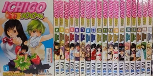 MANGA BOOKS LOT 1-19 ICHIGO 100% MIZUKI KAWASHITA COMPLETE IVREA SPANISH ESPAÑOL - Picture 1 of 1