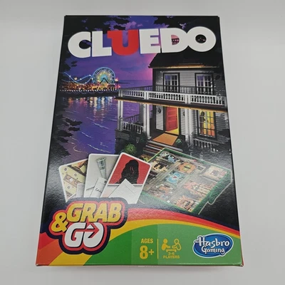 Hasbro Cluedo Grab And Go Game Travel Edition For 3 - 6 Players Ages 8+ - Image 1 of 4