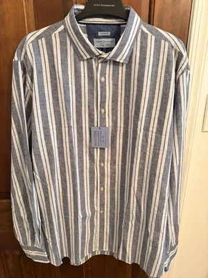 NUEVO CON ETIQUETAS Para hombres Joseph Abboud Manga Larga Informal Con Botones Calce Moderno Talla XXL Foto 1 de 4