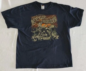 2009 Biker Fest TShirt Abate of Indiana Boogie Survivor Graphic Shirt Size XL - Picture 1 of 5