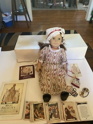 American Girl Fool By Pleasant Company With Books In Box Felicity 1991 And Piece - Image 1 of 4