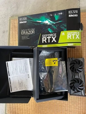 Elsa Geforce Rtx 3060 Erazor Graphics Card 12gb Gddr6 Ray Tracing Gaming Ai - image 1 of 4