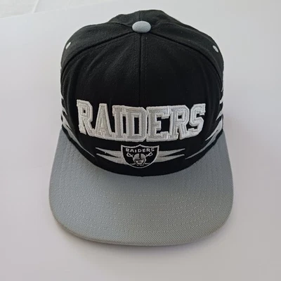De colección NFL Raiders Mitchell & Ness Corte Diamante Snapback Gorra Lana Sombrero Foto 1 de 4