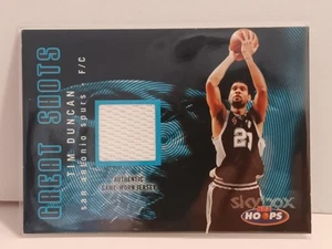 2004-05 NBA Hoops Great Shots Jerseys #GS/TD Tim Duncan Patch Spurs - Picture 1 of 4