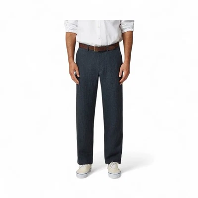 J.Crew Classic-fit linen trouser in blue NWT 32/32 - Image 1 of 4