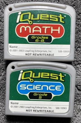 2 iQuest Cartridges Science Grade 5and Math Grade 6-8 - Image 1 of 4