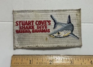 Stuart Cove’s Shark Dive Nassau Bahamas Souvenir Embroidered Patch Badge - Picture 1 of 4
