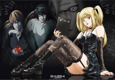 Death Note - Pôster de programa de TV anime (Misa, Light e L) (Tamanho: 36" x 24") - Imagem 1 de 4