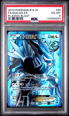 2013 POKEMON BW PLASMA BLAST DIALGA #99 ULTRA RARE PSA 6 EX #114490063 - Image 1 of 2