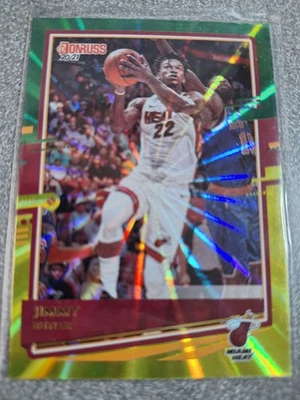 Panini Donruss 2020-21 - Jimmy Butler #189 láser verde y amarillo V350 Foto 1 de 2