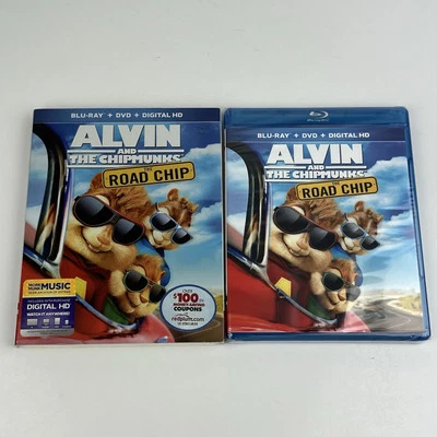 Alvin and the Chipmunks: The Road Chip (Blu-ray/DVD Combo) NEW SEALED W/ SLIPCOV - Image 1 of 4