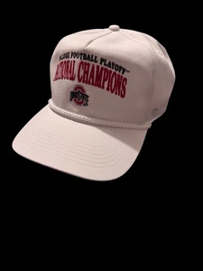 Ohio State Buckeyes '47 Brand National Champs Hitch Adjustable Snapback Rope Hat - Picture 1 of 4