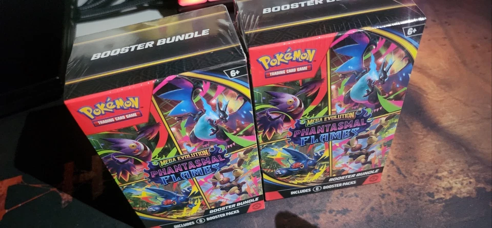 Pokemon Tcg Phantasmal Flames Booster Paquete Sellado, En Mano, Juego de 2, (x2) Foto 1 de 2