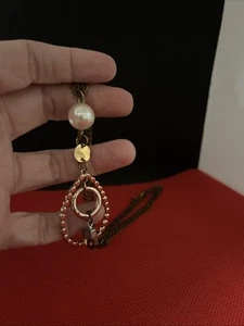 Beautiful Necklace Goldstone - Picture 1 of 4