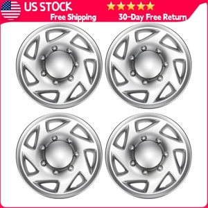 4pcs For Ford E350 E450 Econoline Van 16" Full Wheel Covers Hub Caps Rim Hubs - Picture 1 of 13