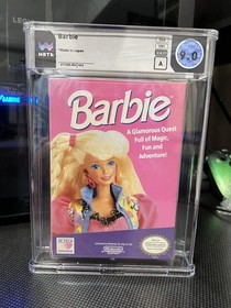 Barbie (NES, 1991) &ndash; WATA 9.0 A &ndash; Rare Sealed Nintendo Slab