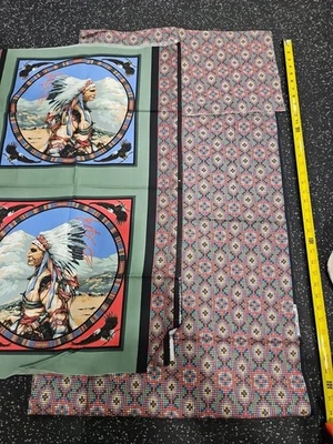 Native American Eagle Quilting Fabric - Image 1 of 4