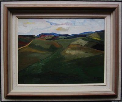 Paul Lager *1920,  "Abend", datiert 1964 - Bild 1 von 4