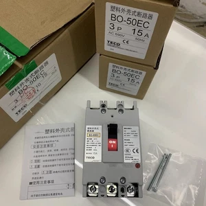 1Pcs New TECO circuit breaker BO-50EC 3P 15A - Picture 1 of 2