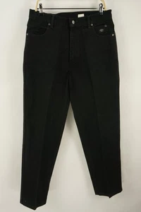 Vintage Harley Davidson 34 x 32 Relaxed Fit Black Denim High Rise Straight Jeans - Picture 1 of 12