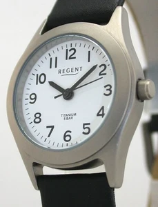 Regent F-871 TITAN Damenuhr - gut lesbar - hypoallergen 5 BAR WR - Picture 1 of 5