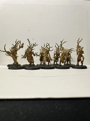 10 dríadas age of Sigmar Sylvaneth con pintura básica y base Foto 1 de 3