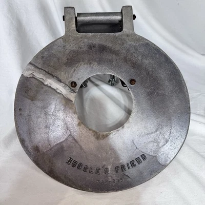 Hussle's Friend Cast Aluminum Trolling Motor Plate w/Springs M12-235 ~ REPAIRED - Image 1 of 4