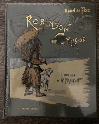 Robinson Crusoé (1928, Fraipont illus.) De Foe – Éd. Jeunesse Paris – Fine - Image 1 of 4