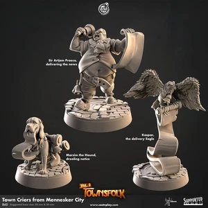 town crier miniature - CastnPlay - DnD miniatures - Role Playing Game - Tableto - Picture 1 of 2