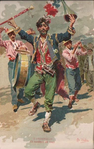 ANTIGUAS POSTALES ILUSTRADORES IL BANDITORE DEL VINO RAGOZINO EDITORES POSTALES CC1232 - Imagen 1 de 1