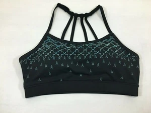 Sujetador de yoga Gaiam M banda súper suave copas extraíbles espalda entrecruzada ¡cómodo! - Imagen 1 de 4
