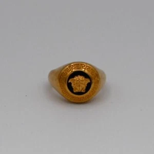 Neu Versace Medusa Ring für Herren Größe JP #11 / US #5,5 Gold mit Box Schmuck - Bild 1 von 11