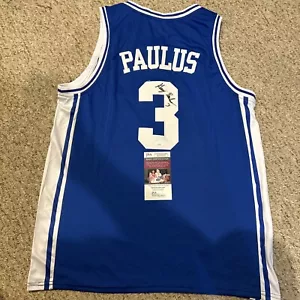 DUKE BLUE DEVILS- GREG PAULUS SIGNED AUTOGRAPH JERSEY JSA COA BASKETBALL - Picture 1 of 6